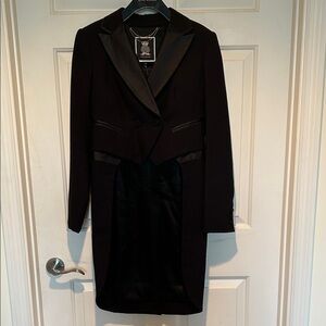 Elegant Black Tailcoat Jacket